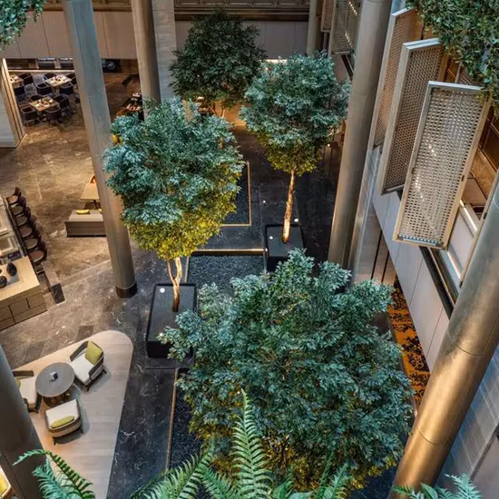 Unique Hotel Decorative Indoor Large Artificial Tree Lush Arboles Artificiales Banyan Tree