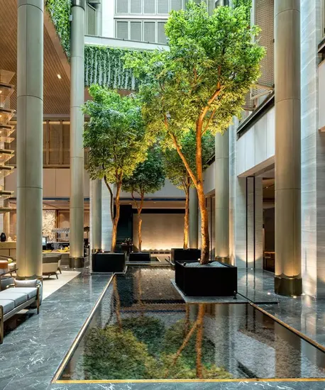 Unique Hotel Decorative Indoor Large Artificial Tree Lush Arboles Artificiales Banyan Tree
