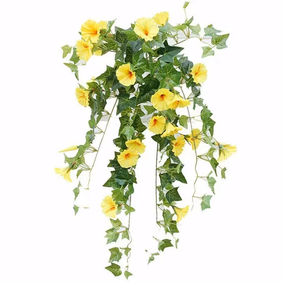 Wall Hanging Artificial Morning Glory Flower Wholesale Artificial Flower Vine