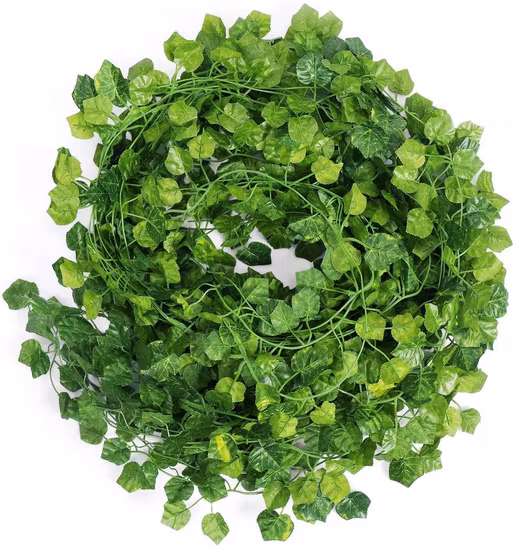 Flower Garland Artificial IVY Leaf Plants Vine, Garden Decoration Greeny Chain
