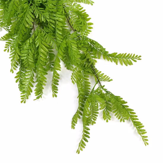 Cheap Green Artificial Plant Leave Hanging Vine Garden for Wall Decoration