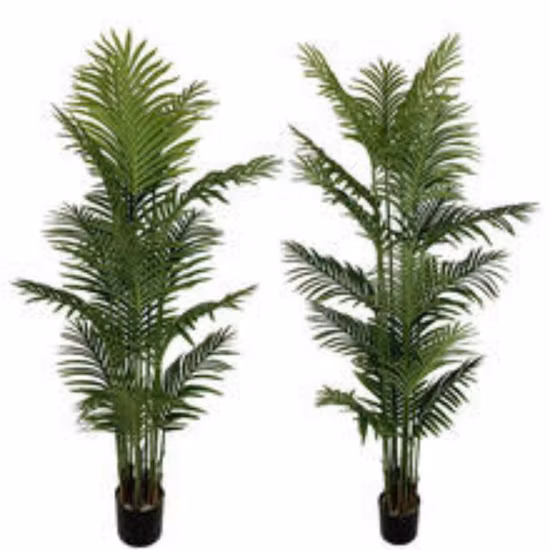 Wholesale Plastic Palm Plants with Pot Green Artificial Tree